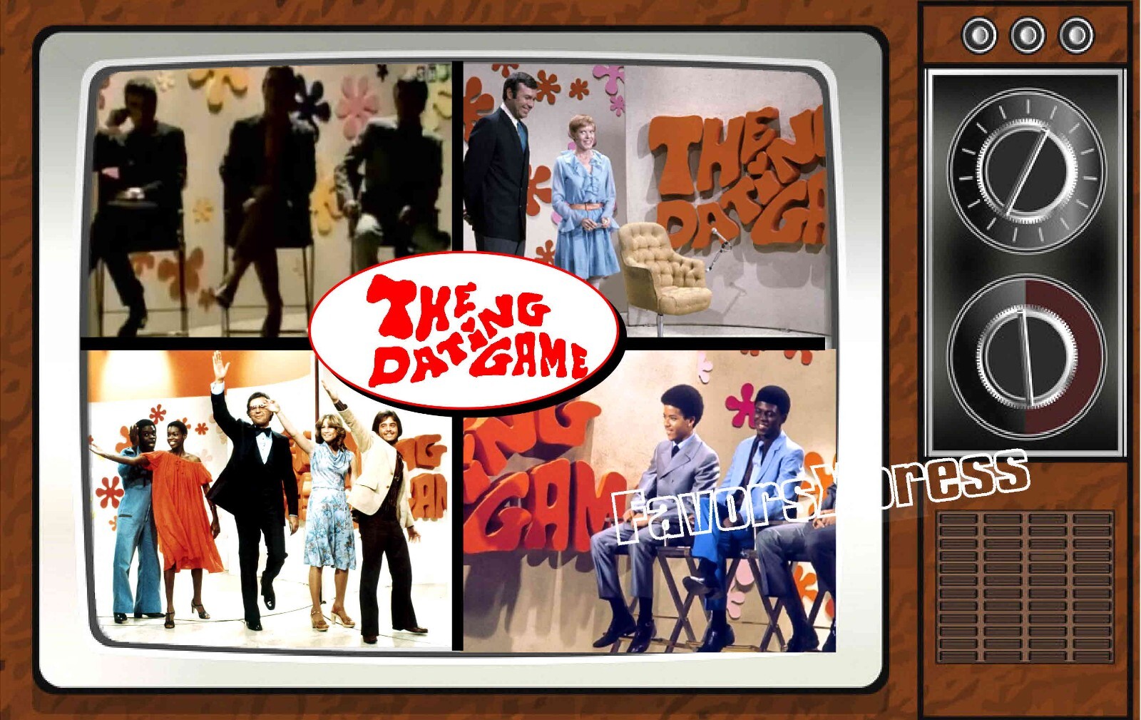 The Dating Game Classic TV Show PHOTO MAGNET 4 X 2.5 INCHES