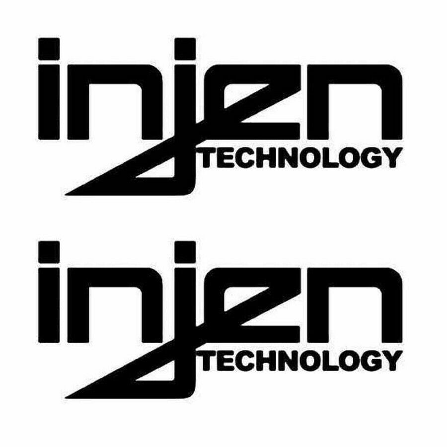 2 of 8″ Injen car truck racing bumper window vinyl sticker decal die cut