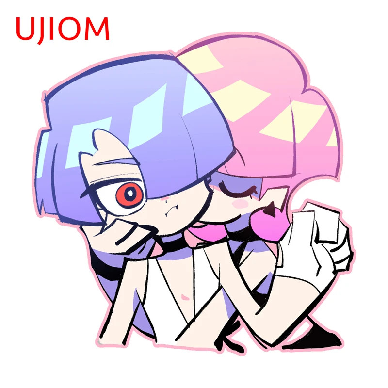 UJIOM Polyester Polyurethane Wall Sticker Brother Angel Anime Sofa Wall Decal