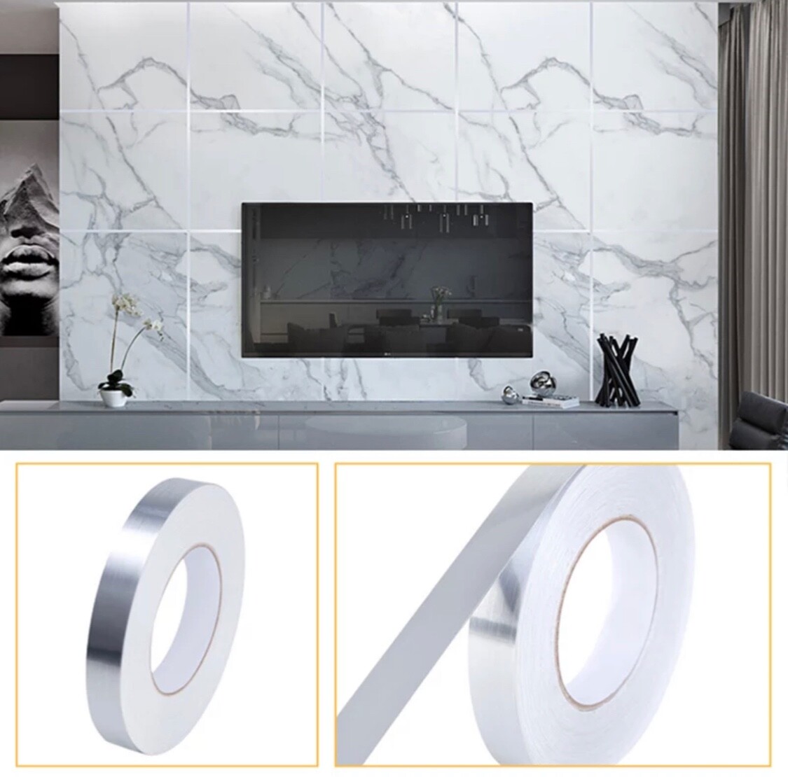 Tile Gap Tape Decor Wall Sticker Self Adhesive Tile Floor Seam Filling Stickers