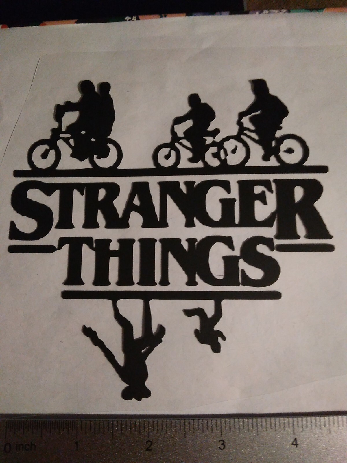 stranger things decal