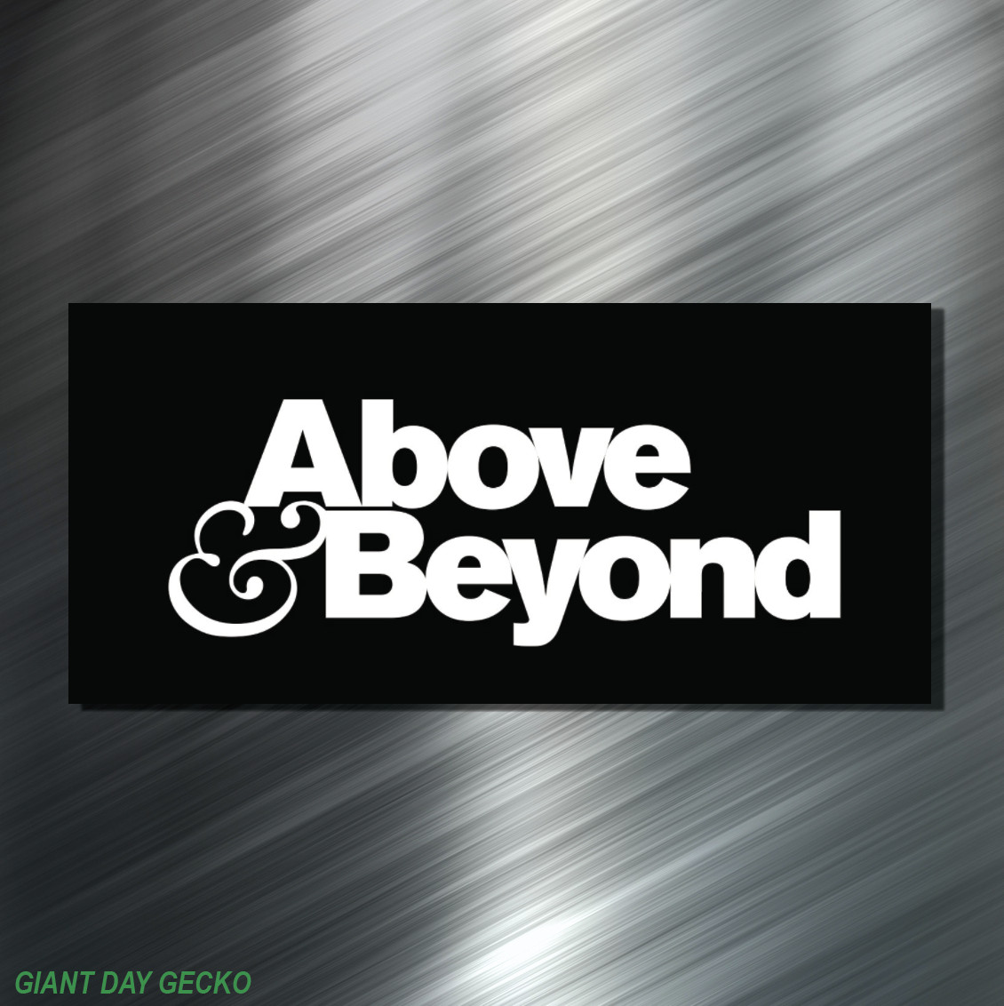 (2) TWO Above And Beyond Vinyl Decal Sticker For Car Laptop Skateboard NEW EDM!