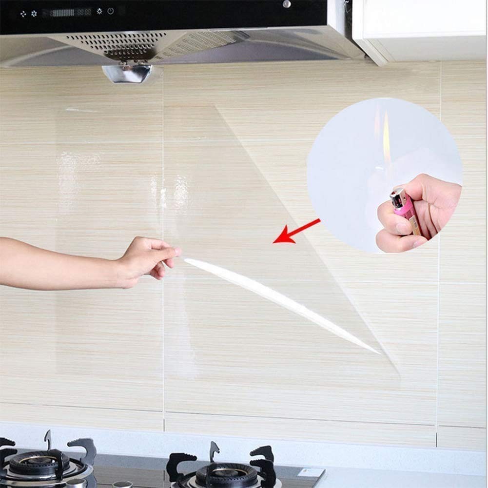 Clear Contact Paper Kitchen Oil Proof Waterproof Wallpaper Self Adhesive Viny…