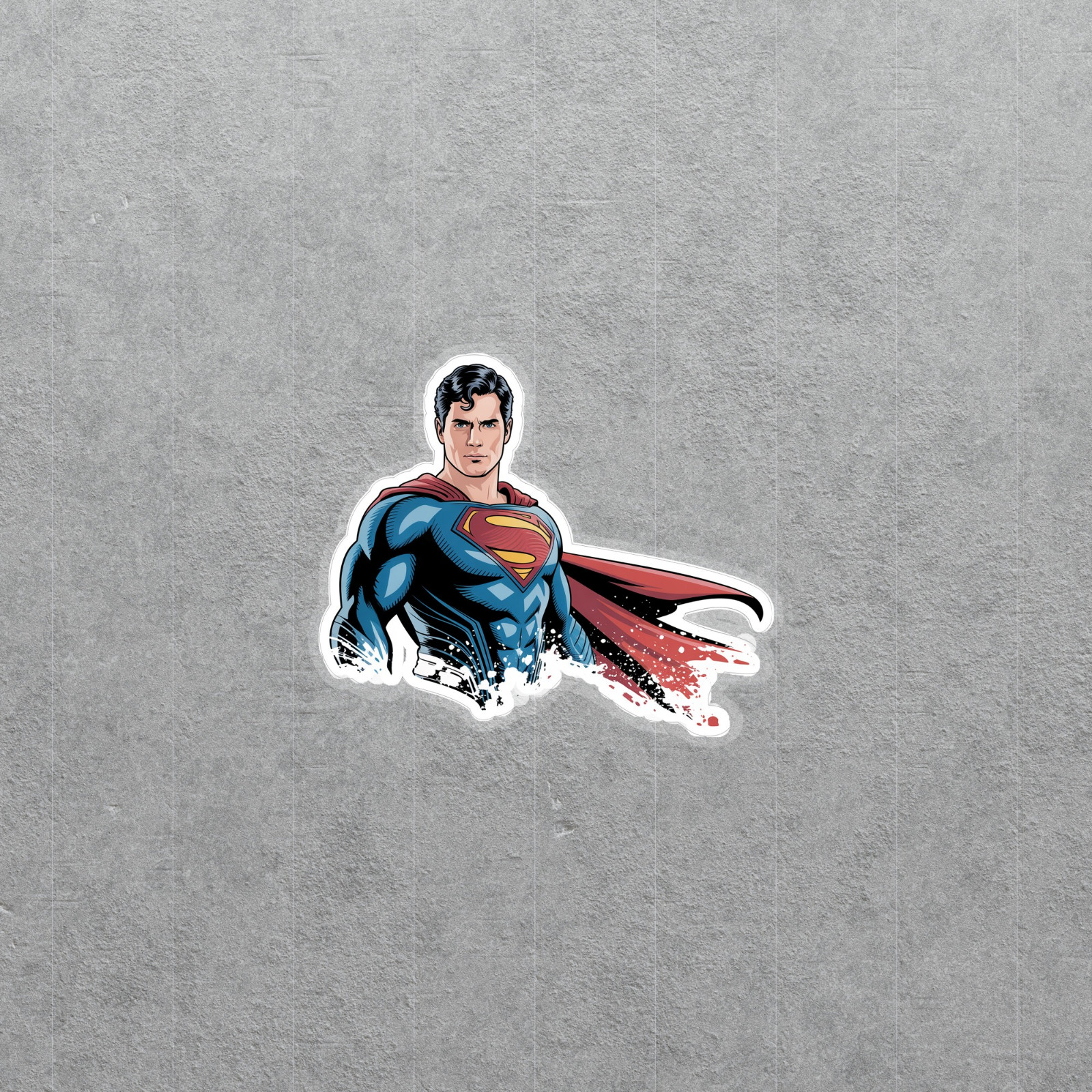 Superhero Comic Book Character Die-Cut Vinyl Sticker for Laptop, Water Bottle #6