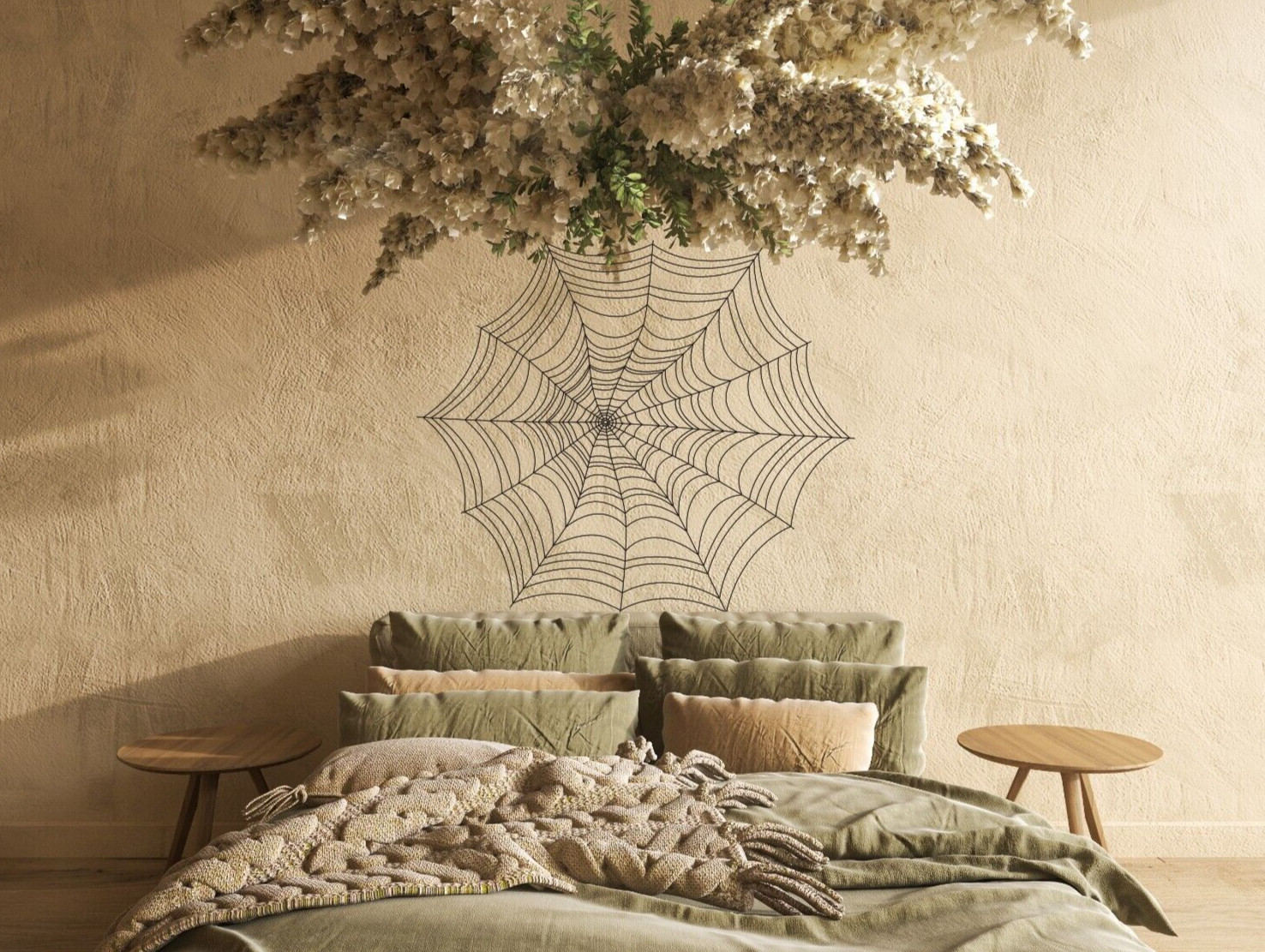 Vinyl Sticker Decal Spiderweb Large 22″ x 19″