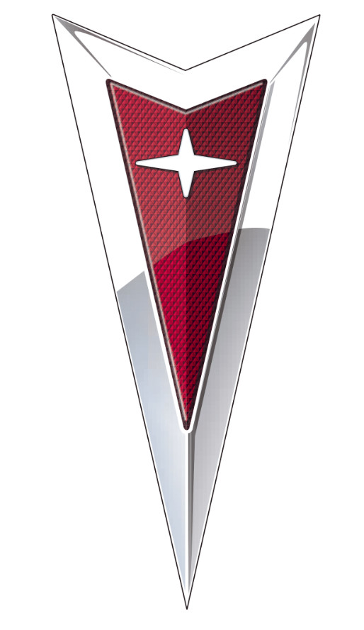 Pontiac sticker logo skate cell laptop bumper vinyl decal