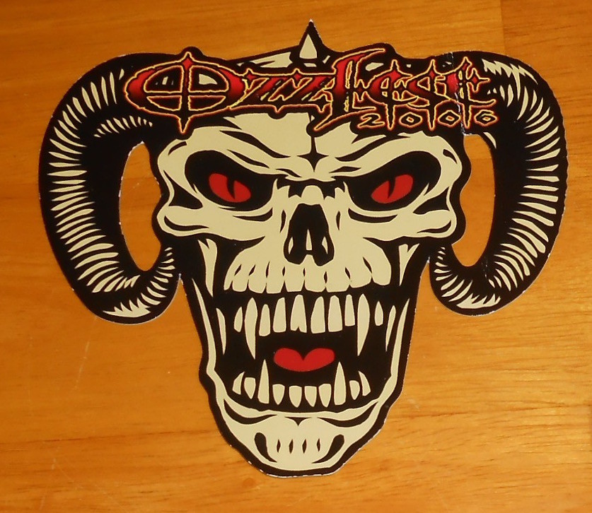 Ozzy Osbourne Fest 2006 Card Handbill Flyer Original Promo 5×5
