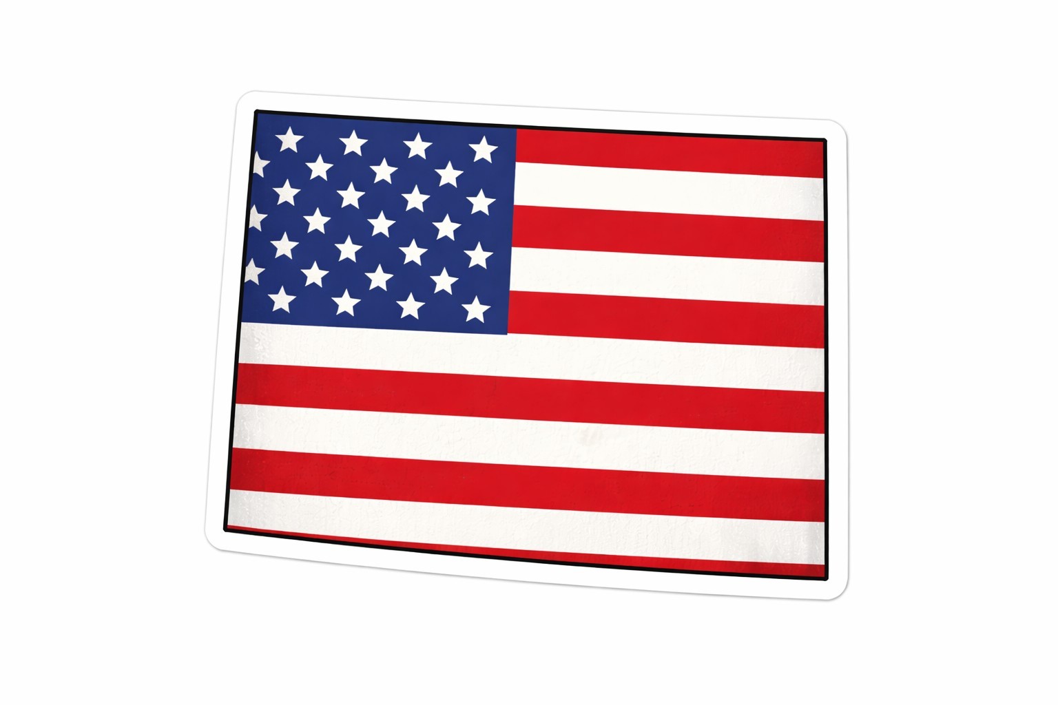 Colorado American Flag Sticker Patriotic Vinyl Decal Car Truck Laptop