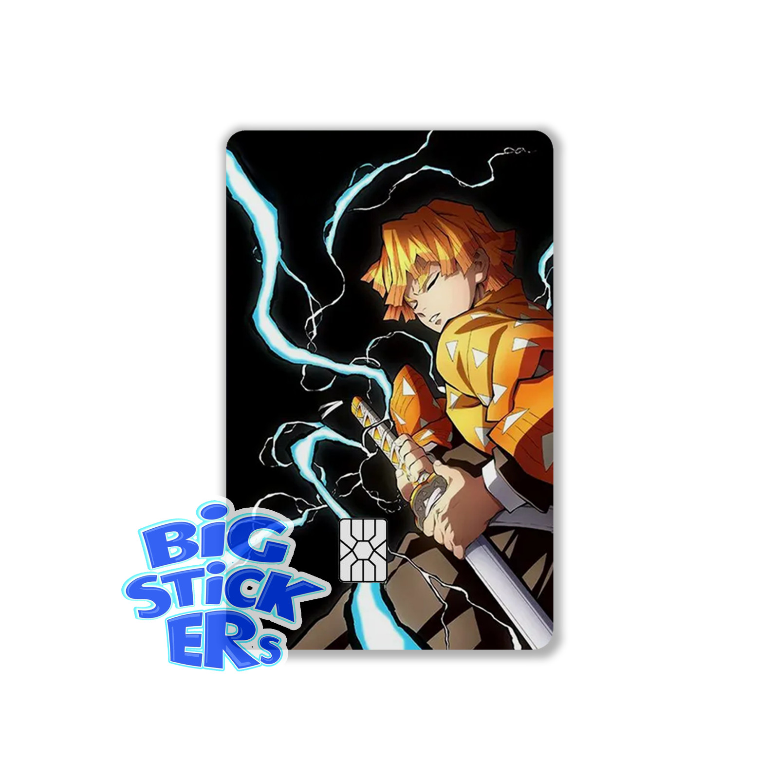 Demon Slayerr Series Credit Card Skin ATM Bank Card Cover Decal Die-Cut Sticker