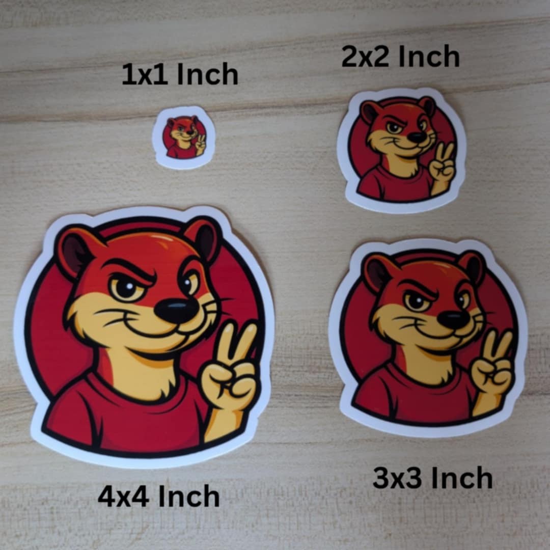 10 Custom Vinyl Stickers – 2×2 Inches, logo, anime, gamertag and more