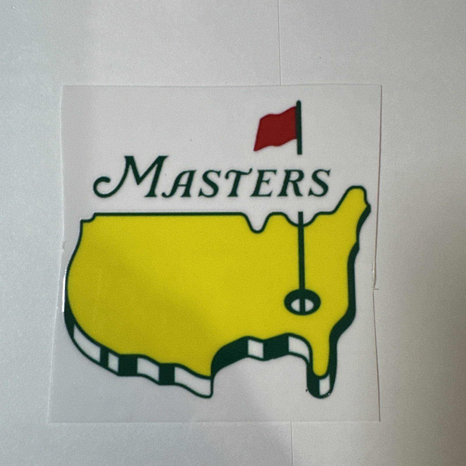 Masters Golf Logo Self-adhesive Vinyl Decal/Sticker (4″ height)