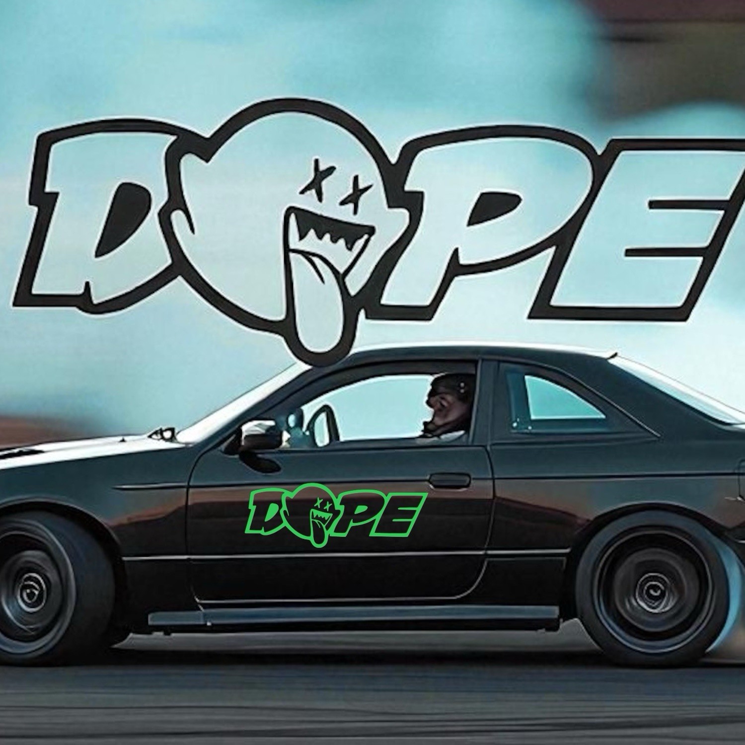 Dope ghost JDM vinyl decal for most smooth surface’s car, truck drift car laptop