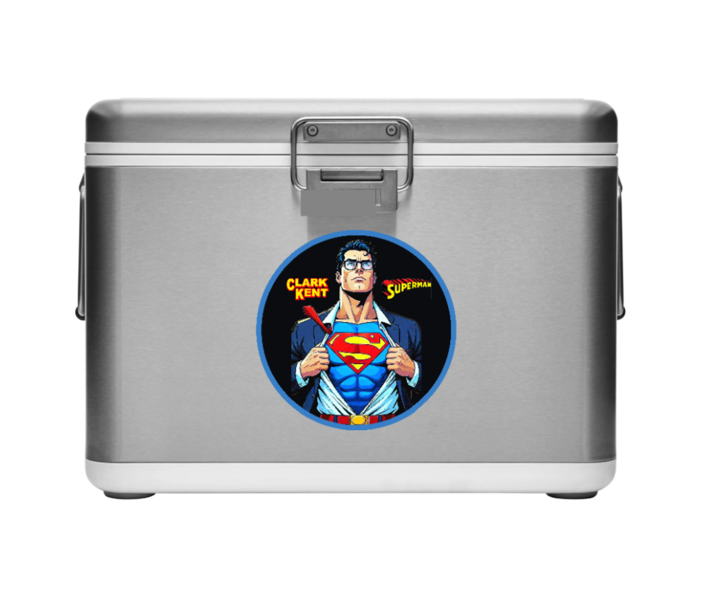 Superman (Clark Kent ) – 4″ Handmade Vinyl Decal Vehicle Cooler Laptop Decor 26