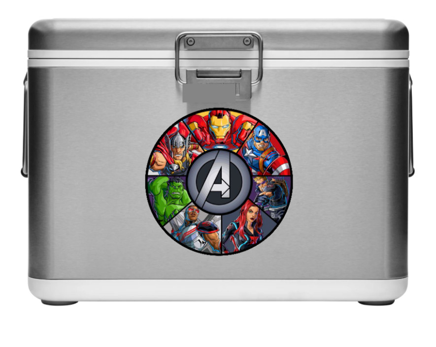 Avengers – Comic Book Characters – 4″ Vinyl Decal/Sticker Car Window Cooler Bar
