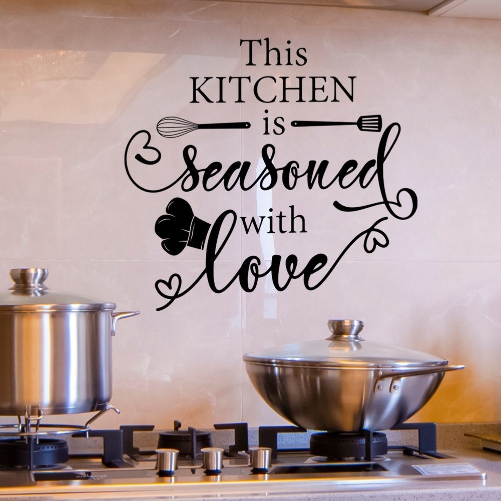 Home Decor Kitchen Decor Kitchen Wall Sticker Modern Style Minimalist Patterns