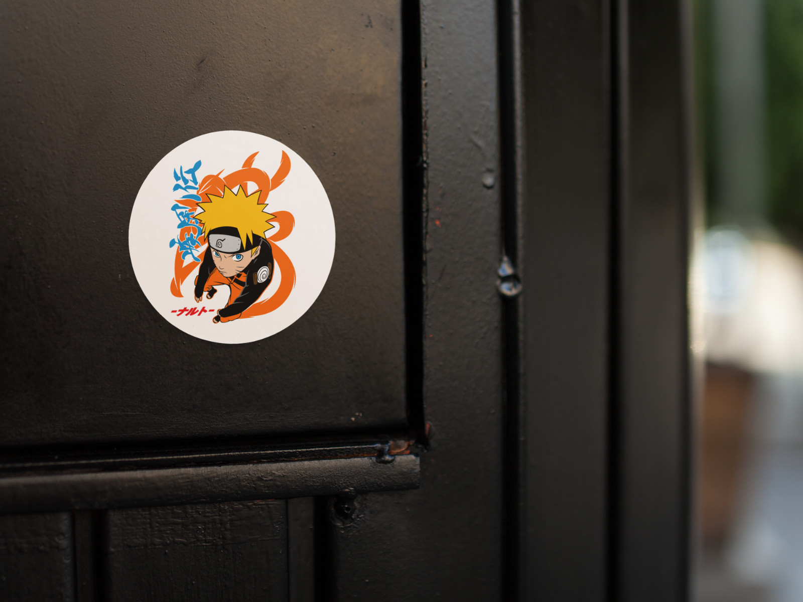 Naruto Action Pose Vinyl Sticker: Shippuden Shinobi Spirit Unleashed