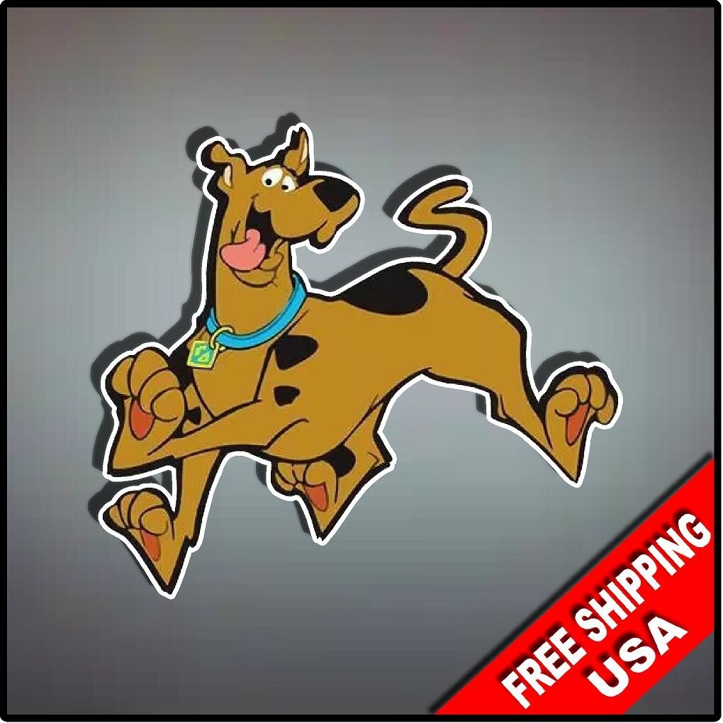 Scooby Doo Dog Vinyl Decal Sticker 4.5″ x 4″ Cartoon Nostalgic Shaggy
