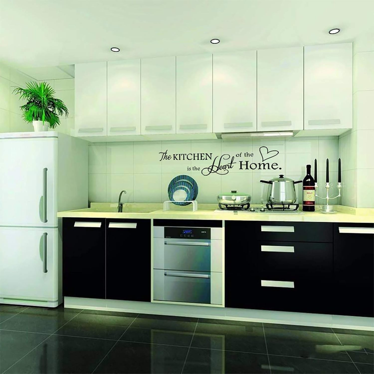 ‘The Kitchen’ Quote Wall Stickers Kitchen & Dining Room Wall Decal Vinyl Home