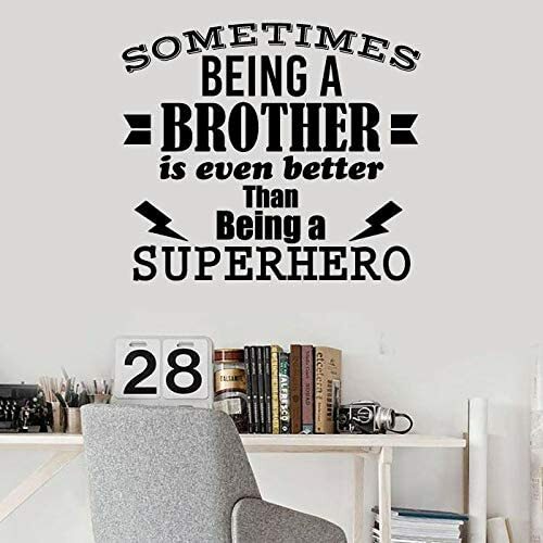 Sometimes Brother Family Bro Quote Vinyl Wall Art Sticker for Home Room Decal