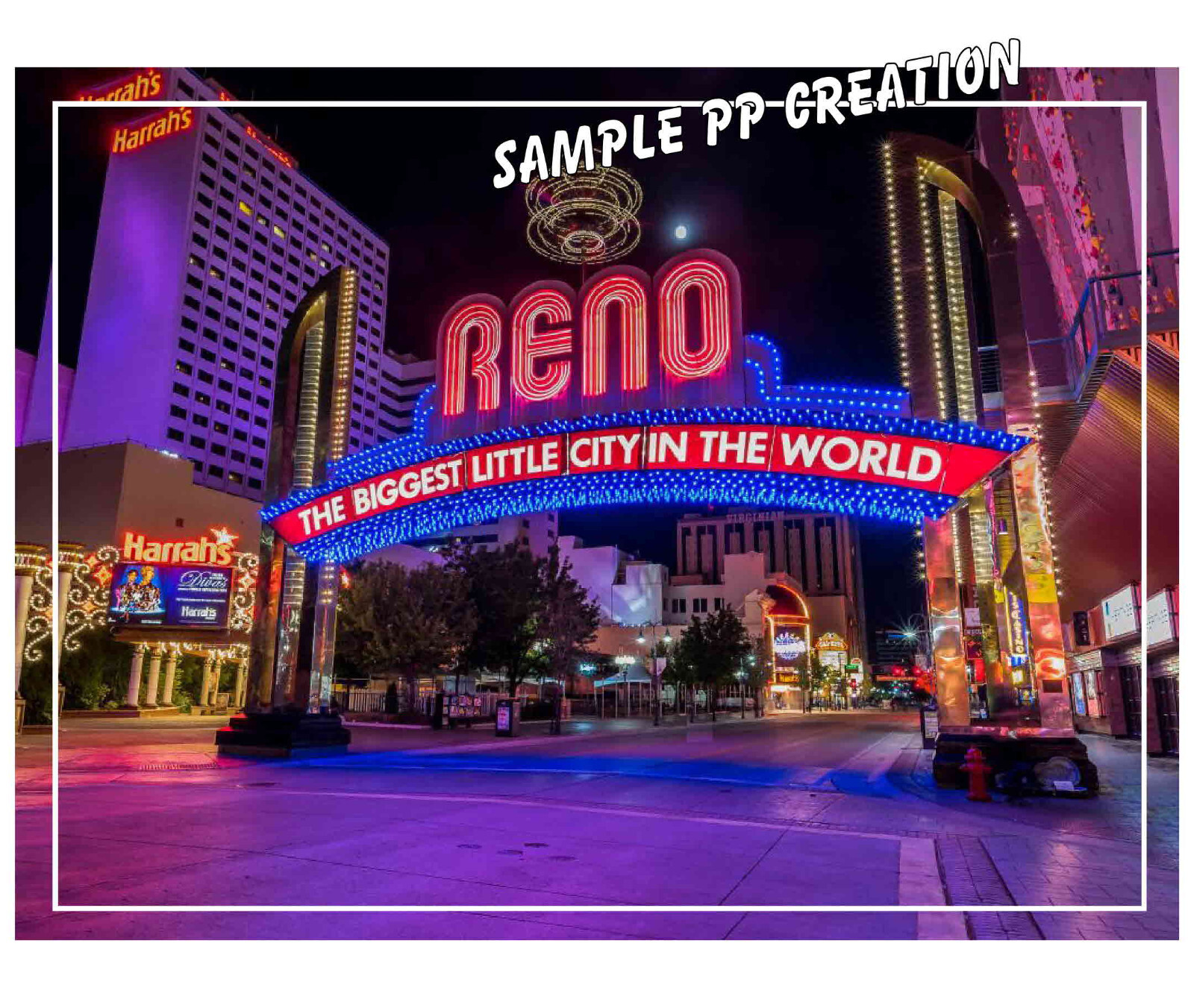 RENO NEVADA PHOTO FRIDGE MAGNET 4 X 3 inches TRAVEL
