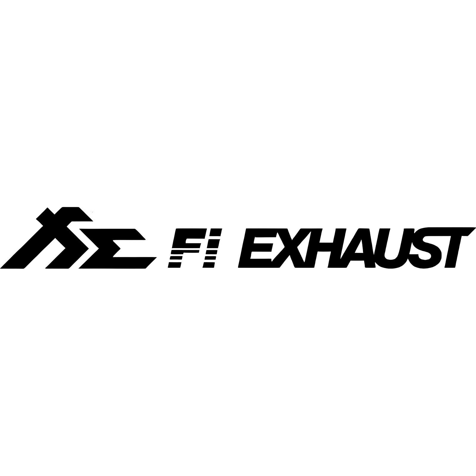 Fi Exhaust Vinyl Decal Die Cut