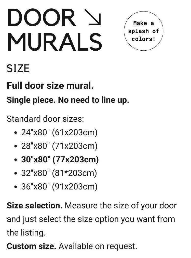 Pixel Door Mural, Video Game Sticker, Pixelized Kids Decor, 1 piece, Laminated