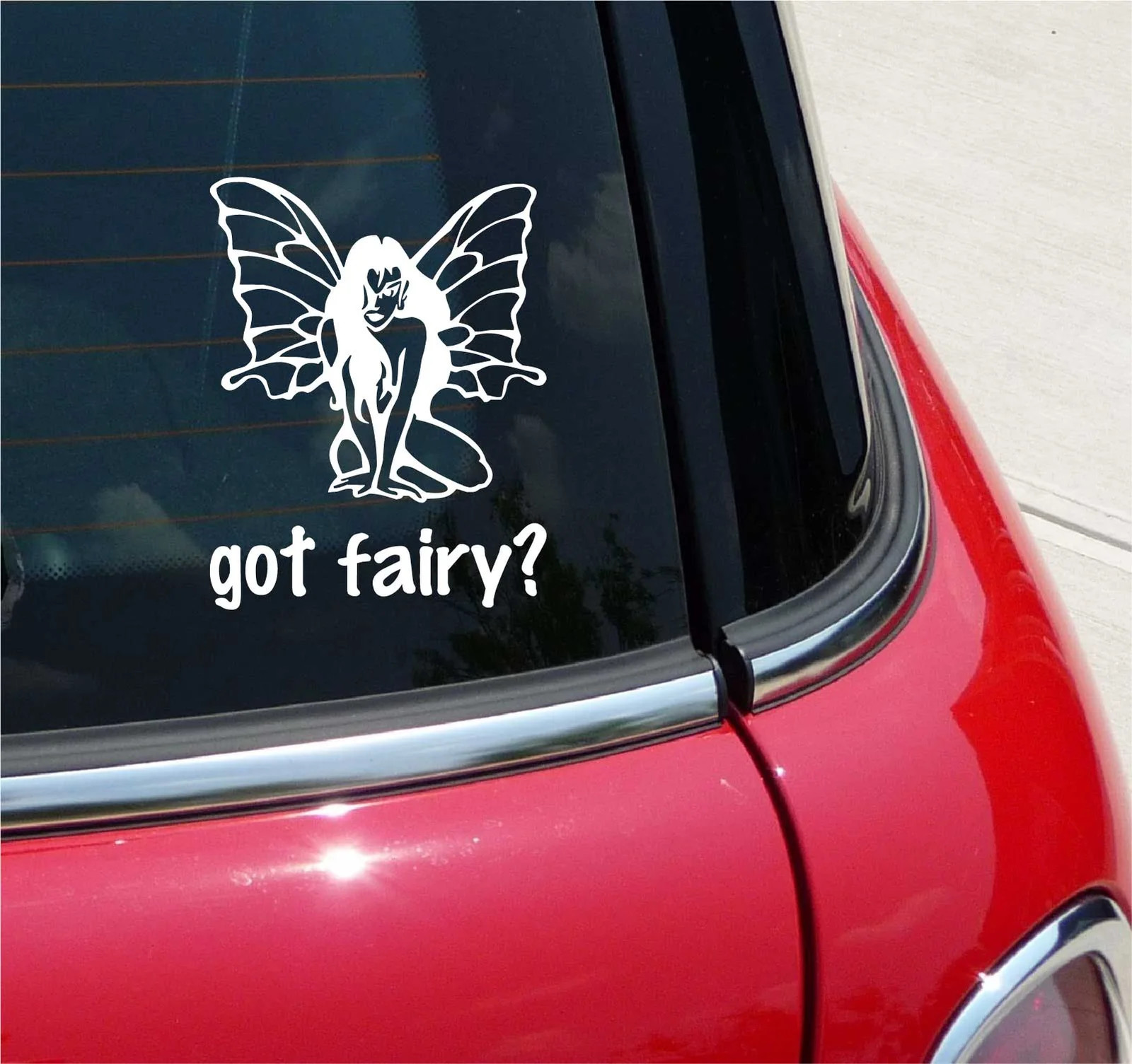 GOT FAIRY? FAIRIES PIXIE DUST GRAPHIC DECAL STICKER ART CAR WALL DECOR
