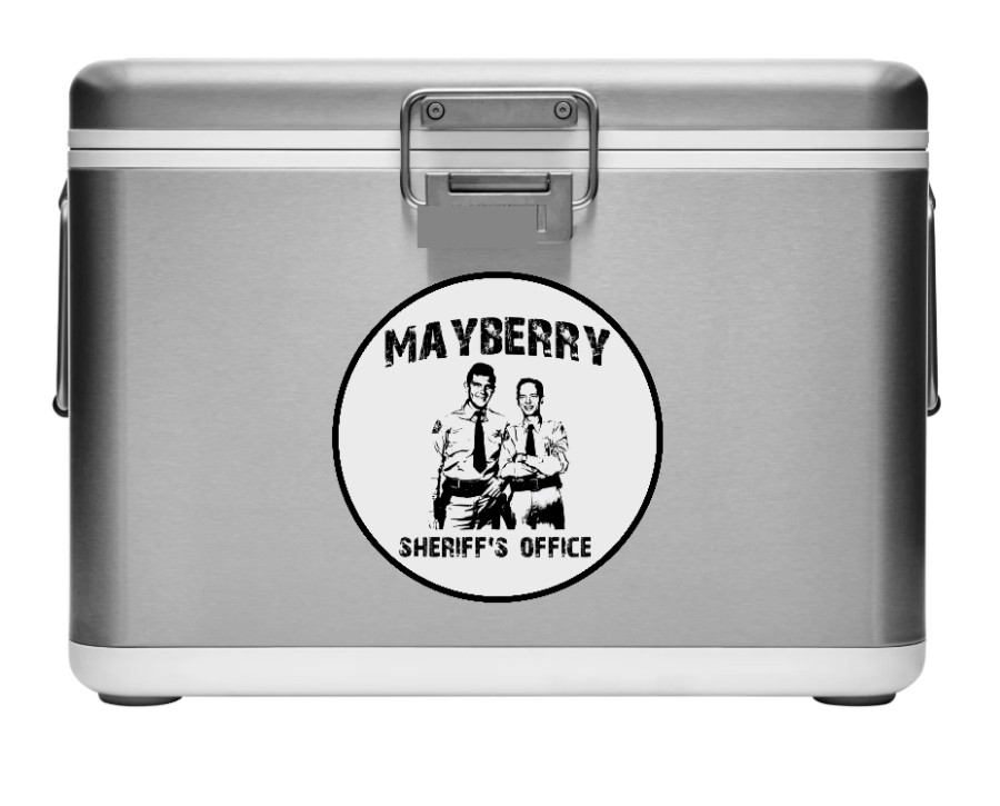 Andy Griffith Show – Mayberry Sheriffs Office – 4″ Vinyl Decal Car Cooler Laptop