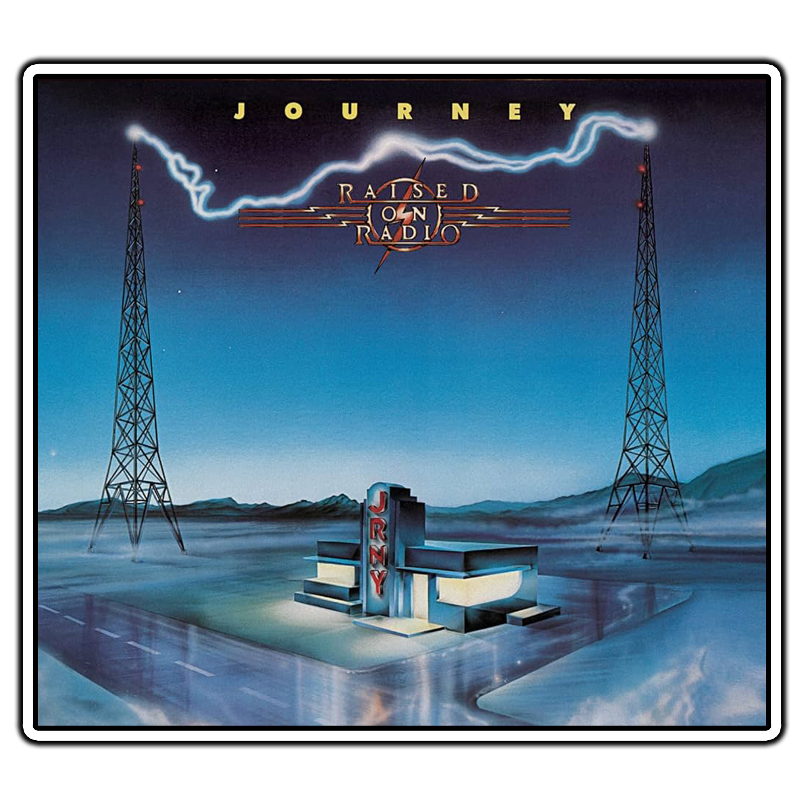 Journey – Raised On Radio Album Cover Sticker Waterproof Vinyl Decal Die-Cut