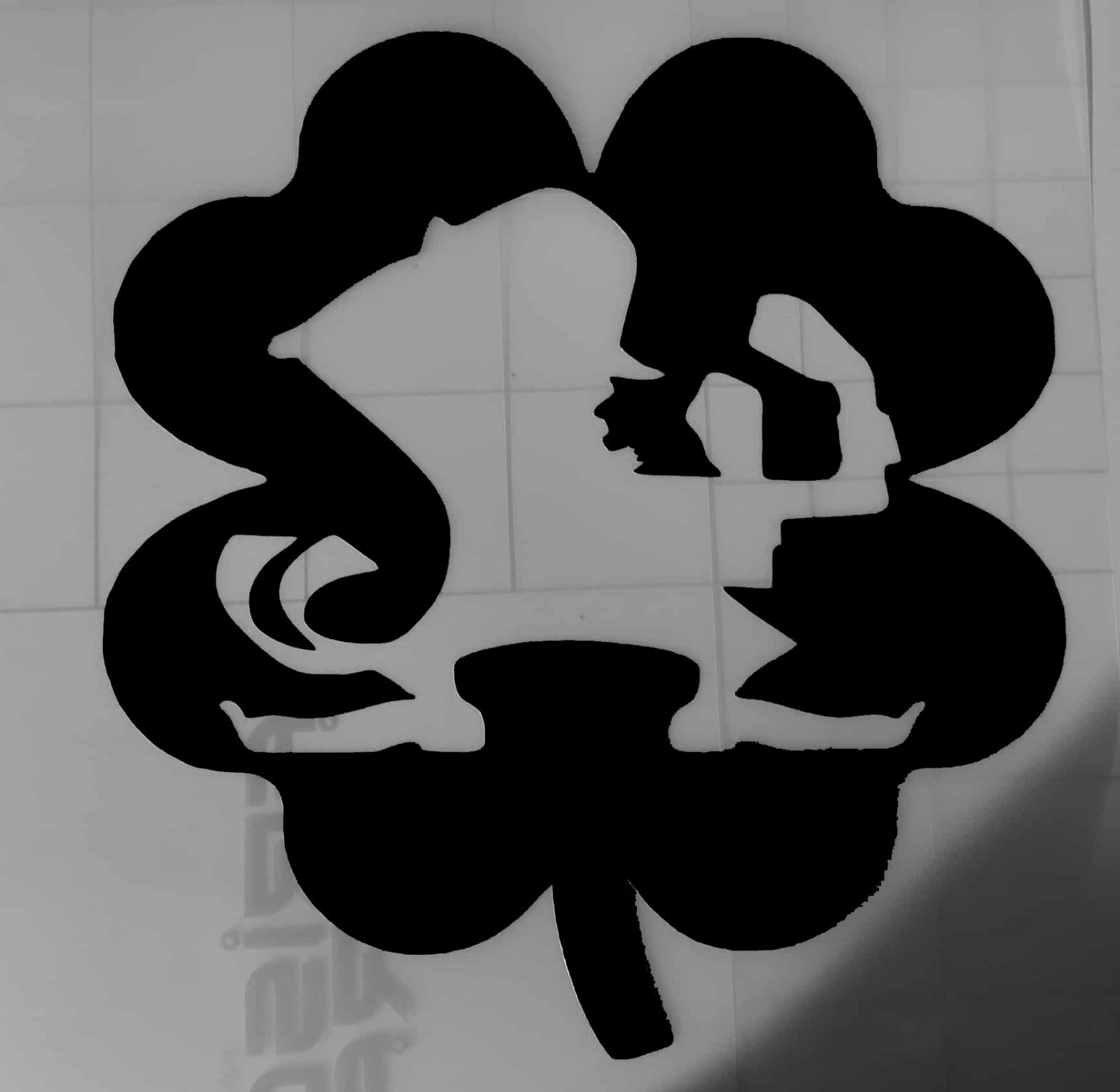 5″ notre dame sticker car window laptop 4 leaf clover leprechaun cut out irish