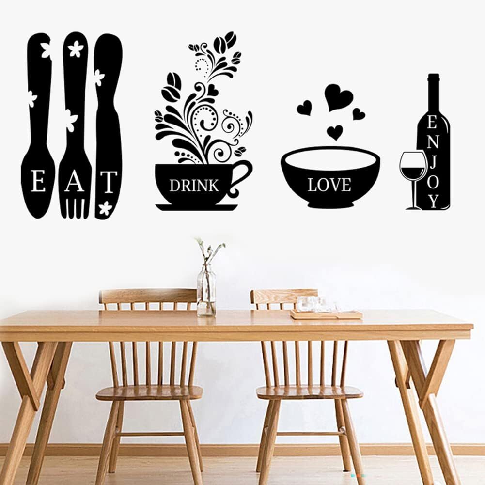 Kitchen Wall Stickers Dining Room Quotes Decals The Kitchen The Heart Home