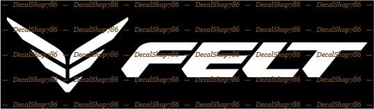 Felt Bikes – Outdoor Sports Bicycles – Vinyl Die-Cut Peel N’ Stick Decal/Sticker