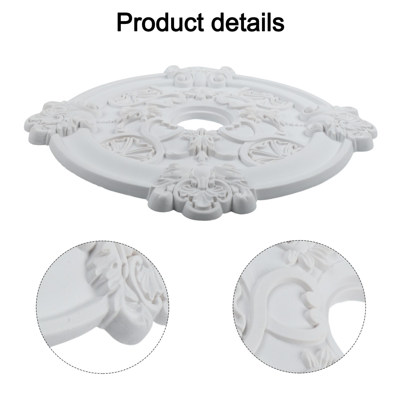 Minimalist Circular Lamp Panel PU Design for Various Lighting Fixtures