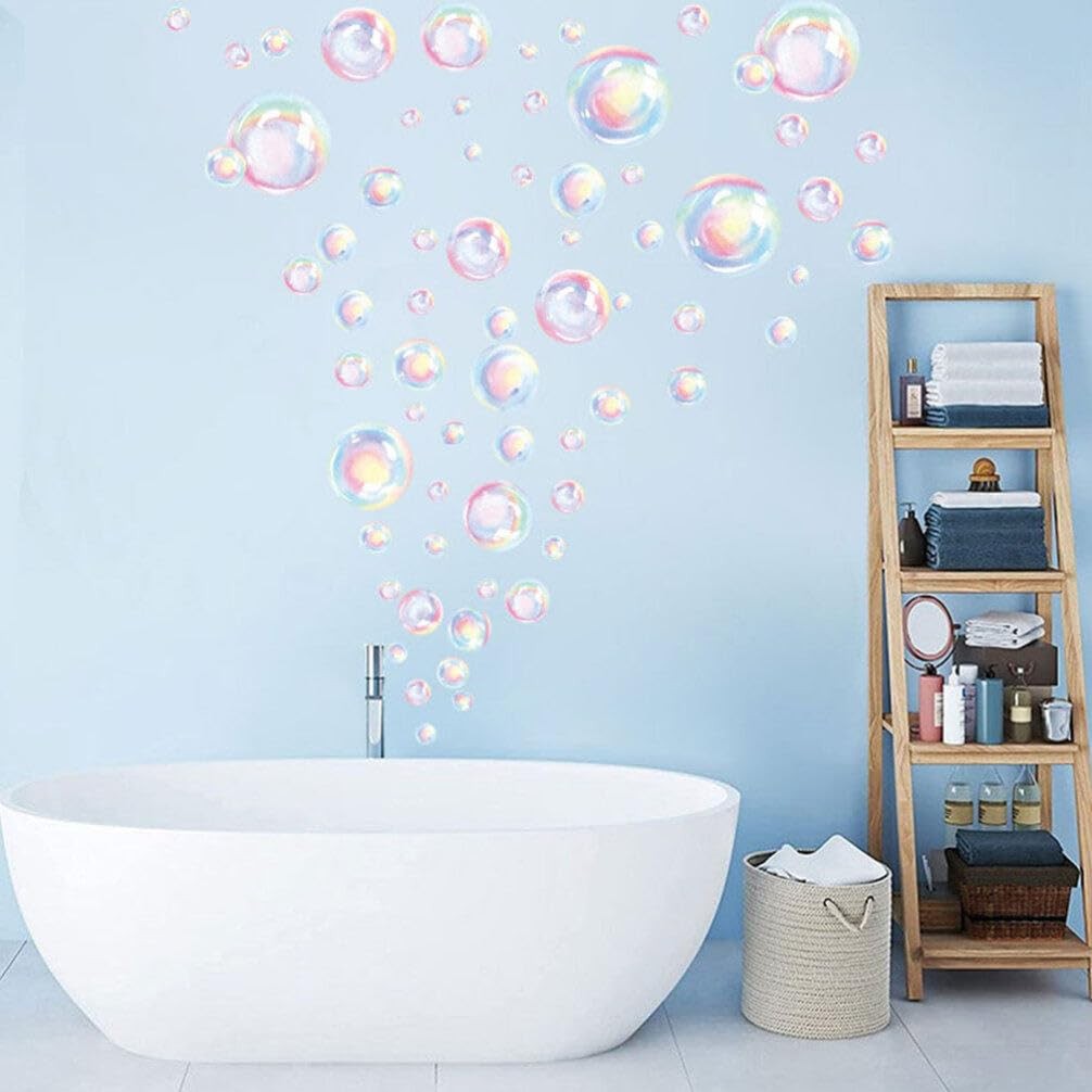 Bubble Wall Decal Stickers, Under The Sea Birthday Party Decor Colour Bubble …
