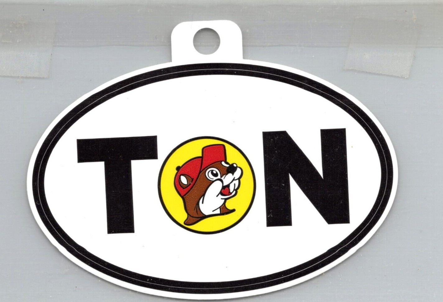 Buc-ee’s Bumper Sticker Advertising Logo – Logo TN- Tennessee 2.75 x 4.25 Oval