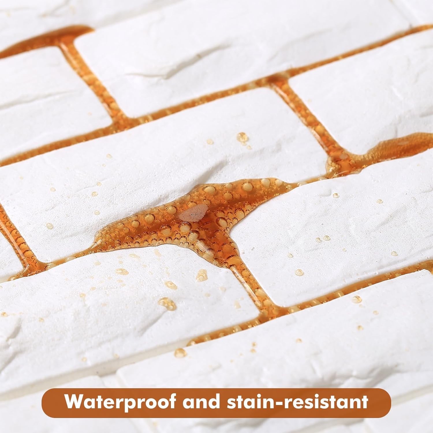 20 Pcs 3D Faux Brick Peel and Stick Wall Panels – Waterproof & Easy to Install