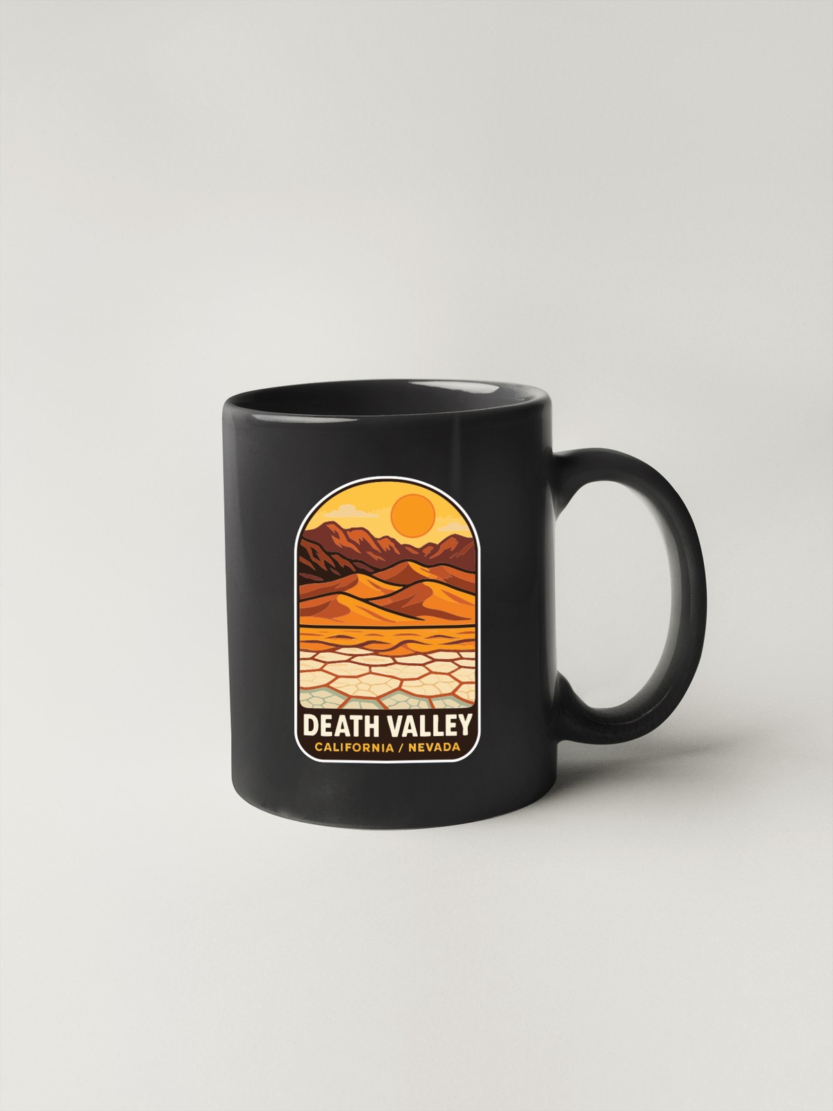 Death Valley California Nevada Sticker Decal Vinyl Die-Cut Symbolic Landmark