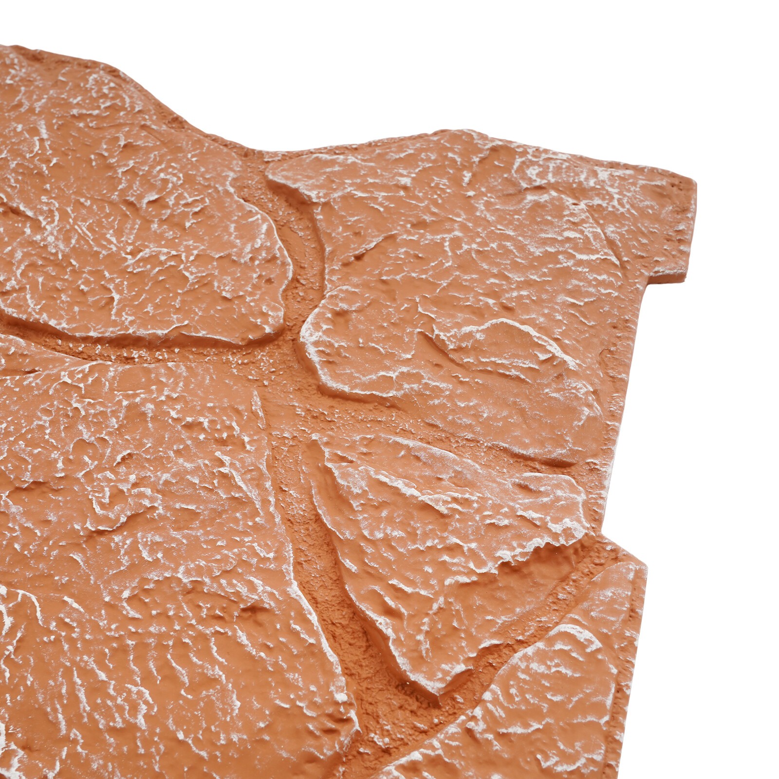 Faux Stone Wall Panel 3D Wall Panel for Interior Exterior Decor Reddish Brown