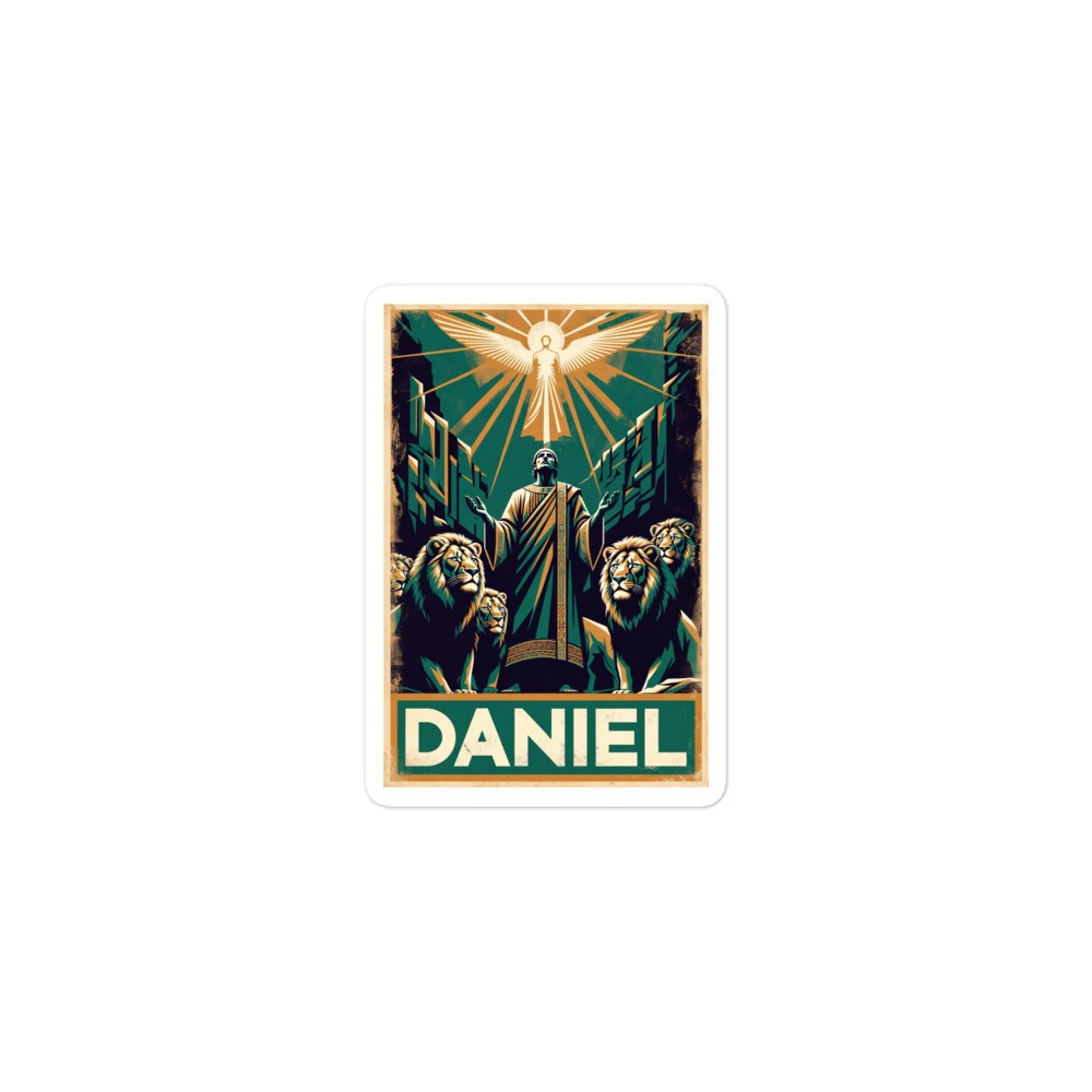 Daniel Lions’ Den – Bubble-free stickers