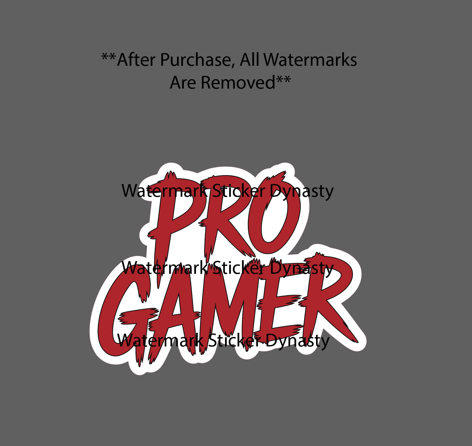 Pro Gamer Sticker Waterproof Decal Gaming Videogames Gift NEW