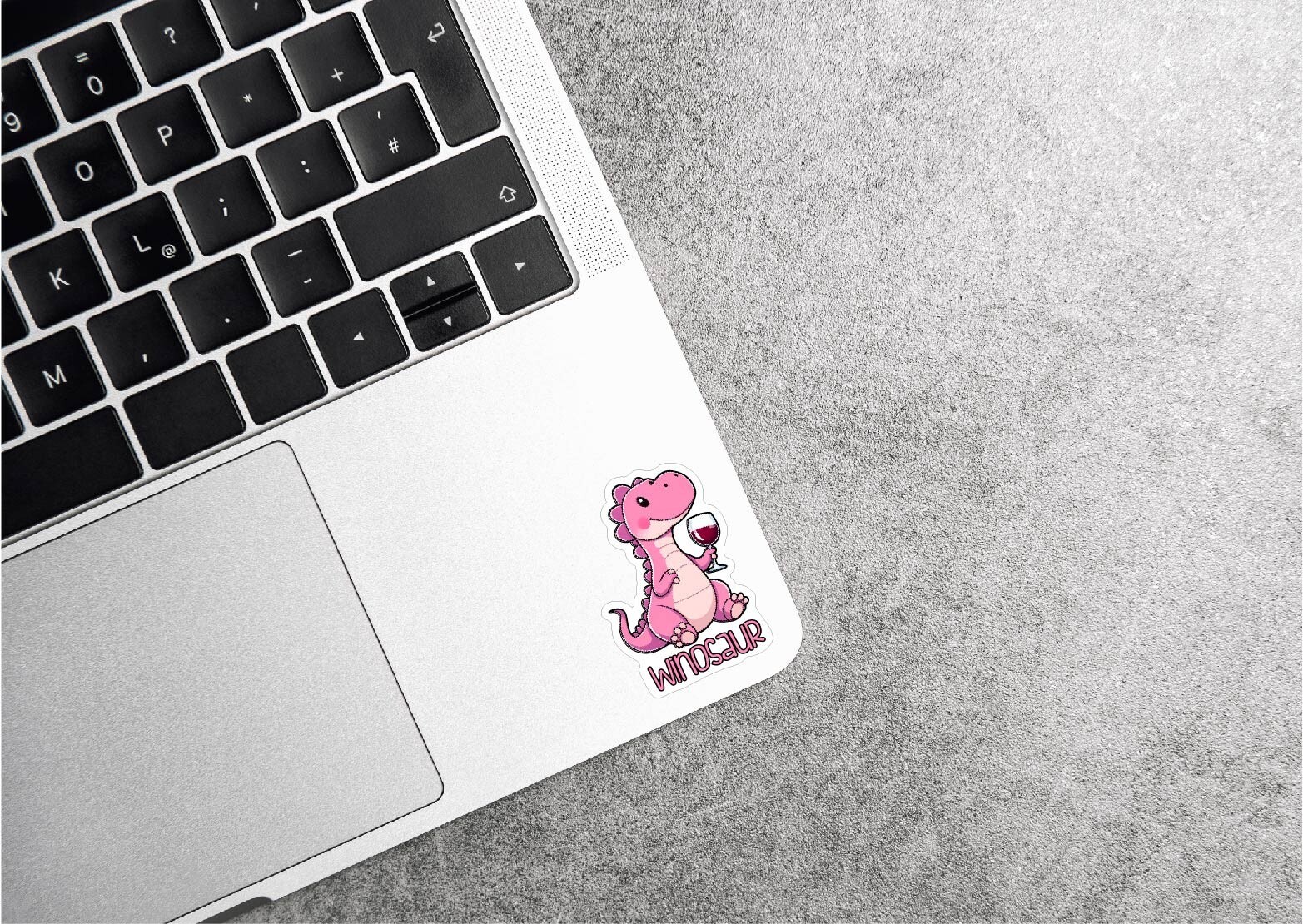 Winosaur Decal Sticker Wine Drinker Cute Dinosaur Mom Alcohol Life Love Adulting