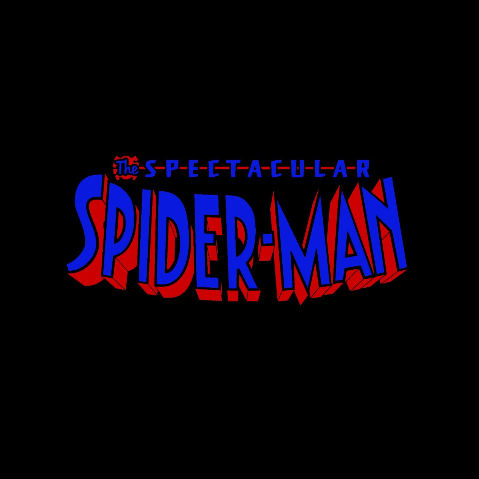 Spectacular Spider-Man The Animated Series Title Sticker Vinyl Decal