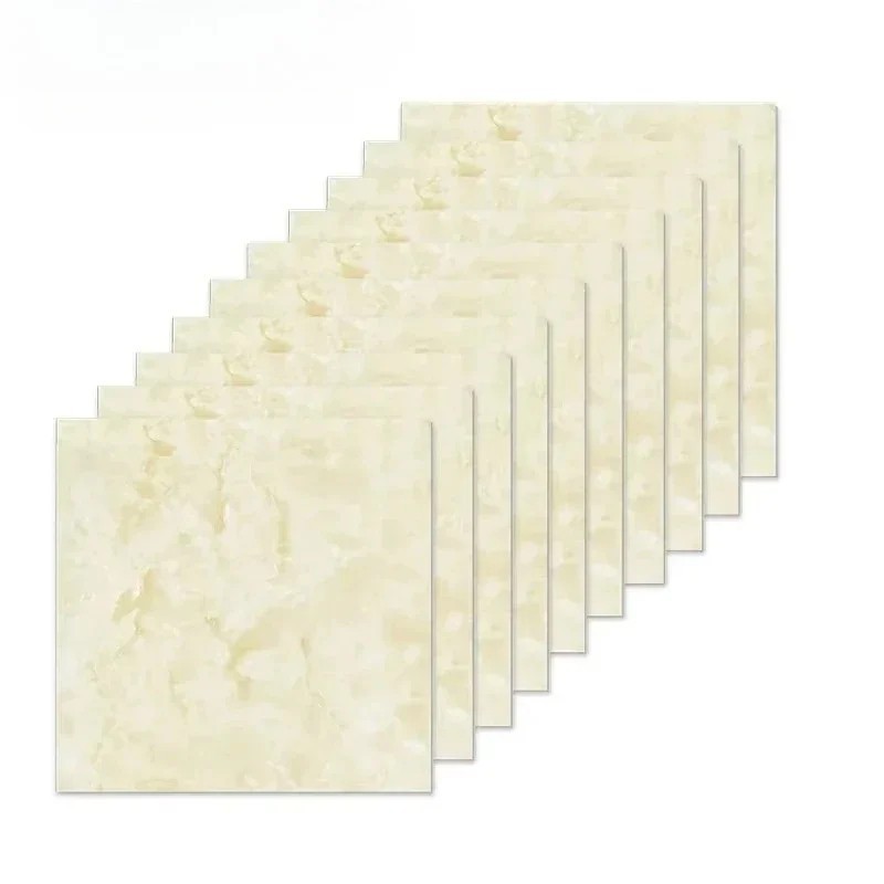 10PCS 3D Marble Wall Stickers Self Adhesive Waterproof Tile Wallpaper DIY