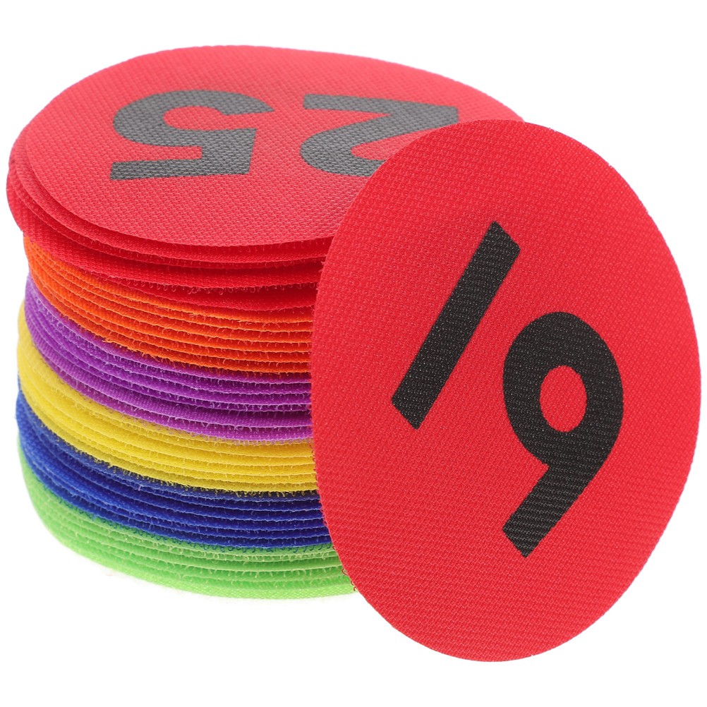 36 Sheets Floor Numbered Dots Self Adhesive Marker Carpet Markers for Kids