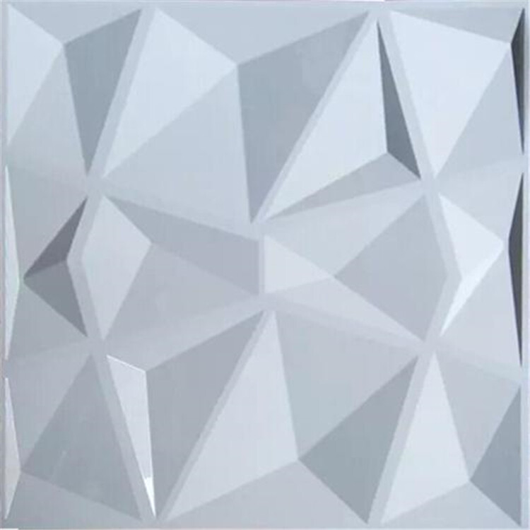 12Pcs PVC 3D Effect Wall Panels 30x30cm for DIY Wallpaper Home Decor White Color