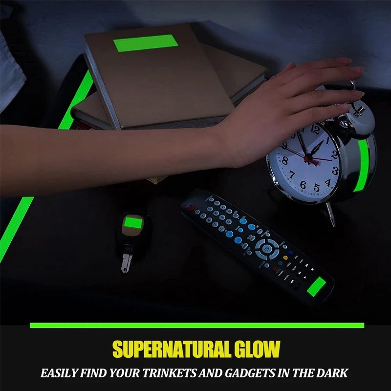 Self-Adhesive Luminous Safety Tape Fluorescent Glow in Dark Warning Tape 3M
