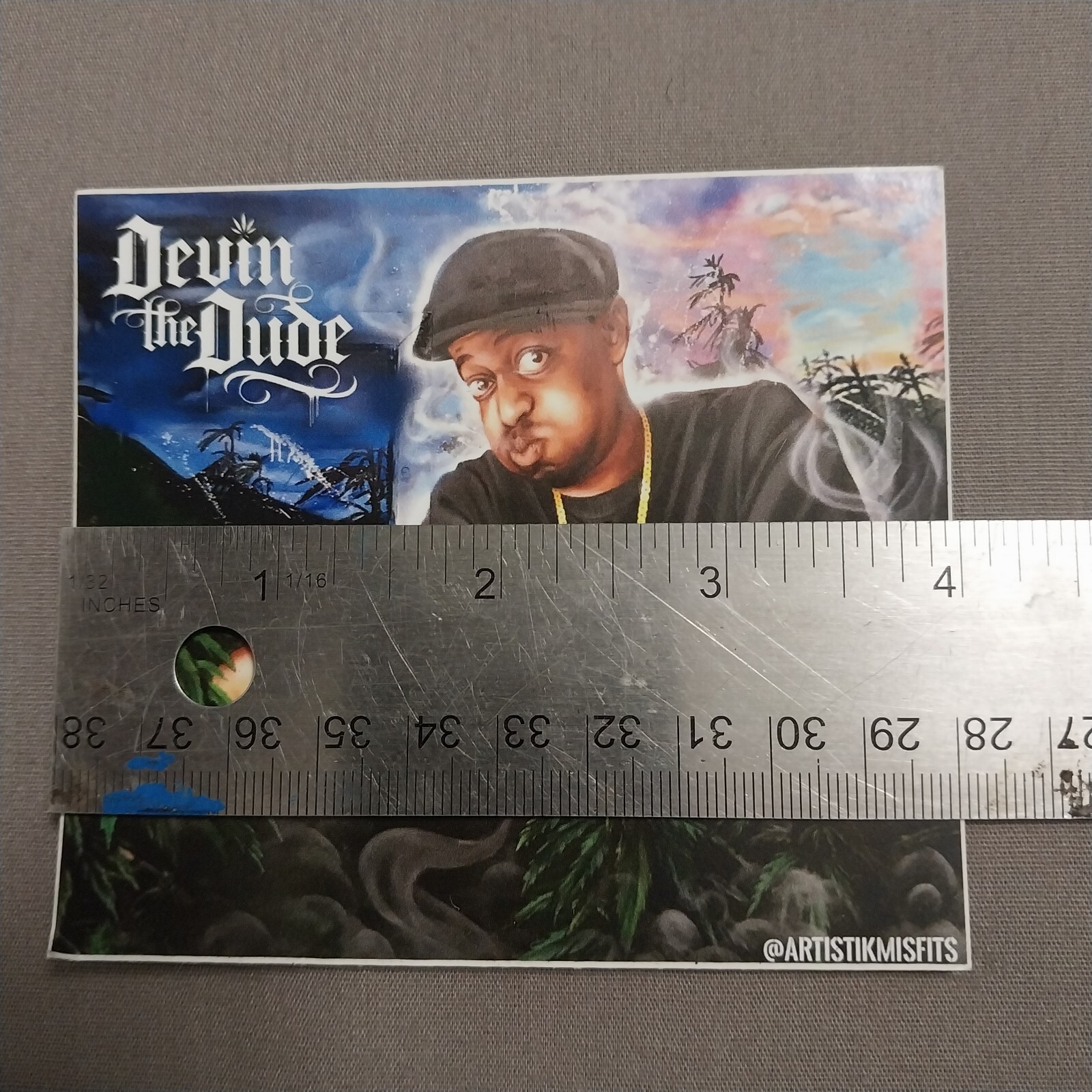 Devin The Dude Sticker, High Quality 4 inch Weather Proof Vinyl Sticker