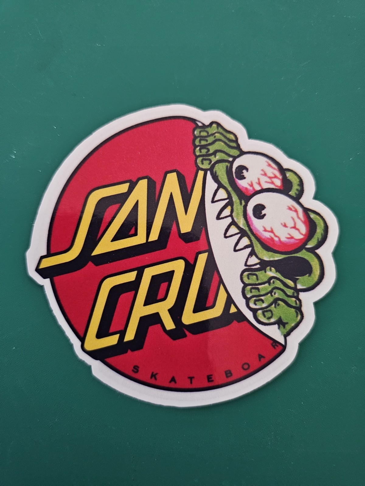 Santa Cruz Hingry Monster Sticker