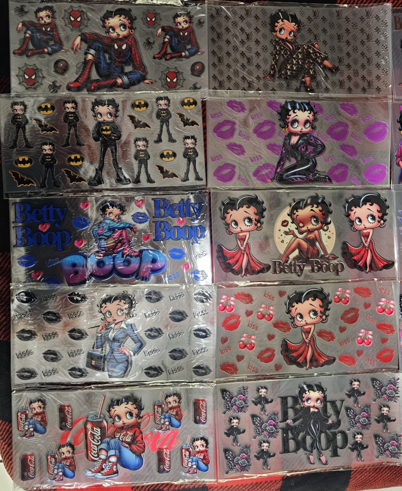 Betty Boop Uv Dtf Wraps