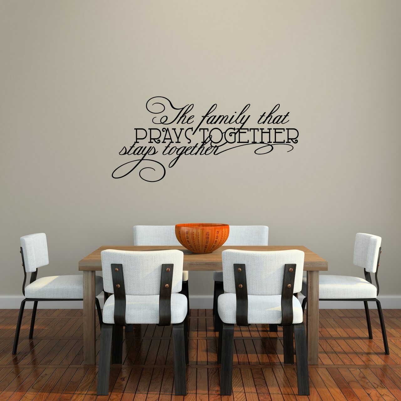The Family That Prays Together Wall Decal – Family, Living Room, Dining Room